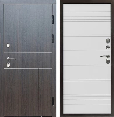 Дверь Термо Доор Сибирь термо  премиум Вертикаль венге