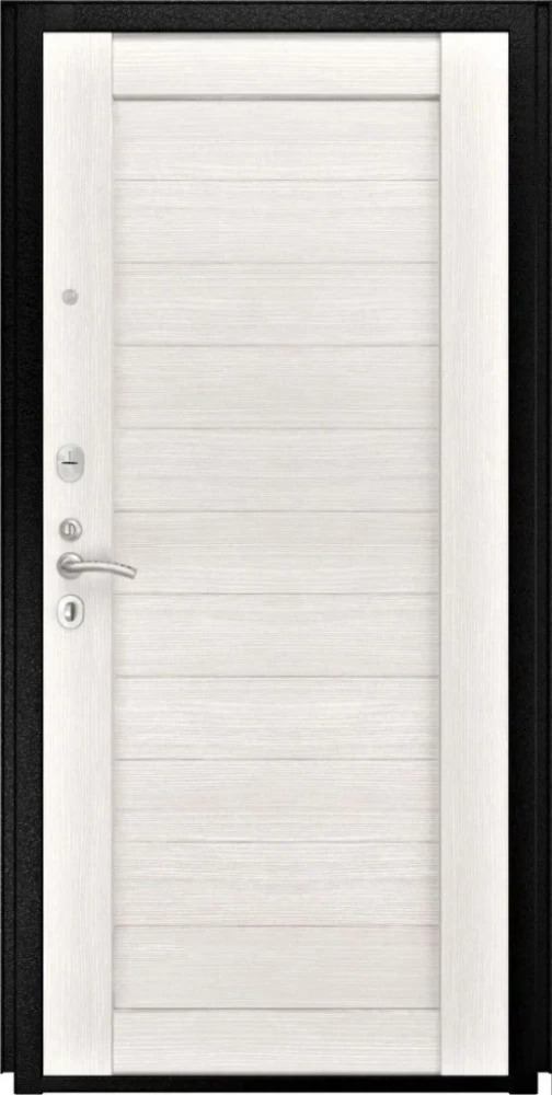 Входная дверь ДвериПРО Модель L-49 СБ-3 листв. бел. (21 беленый дуб) DPRO196770 внутренняя сторона