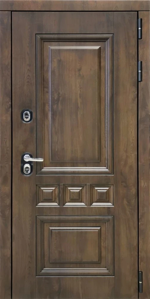 Входная дверь ДвериПРО Аура СБ-3 листв. бел. (21 беленый дуб) DPRO198371 внешняя сторона