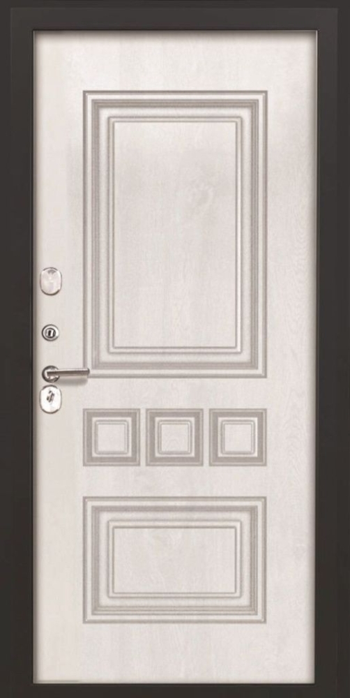 Входная дверь ДвериПРО Модель L-48 фл-608 винорит white DPRO194068 внутренняя сторона